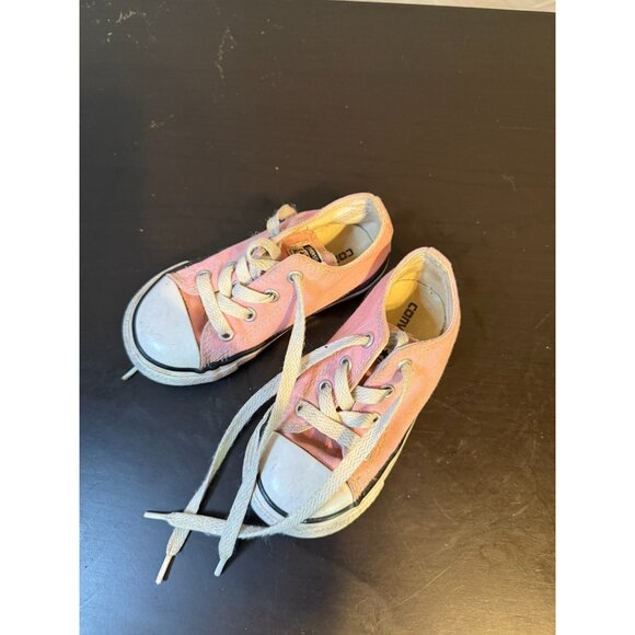 Pink Converse All Stars Toddler Girls Size 7 Cute Sneakers Chucks Chuck Taylor - Picture 2 of 5